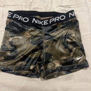 Nike Pro Dri-FIT camo shorts